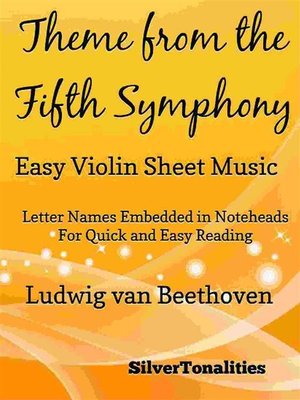cover image of Theme from the Fifth Symphony Easy Violin Sheet Music